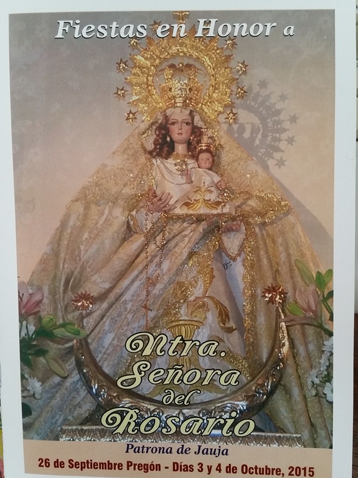 Fiestas patronales en honor de Nuestra Señora del Rosario 2015 Jauja